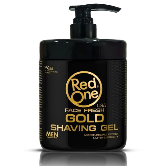Set Barba Professionale Redone Gold - Gel Rasatura 1000ml + Dopobarba Crema  + Dopobarba Cologne Spray ( Omaggio)